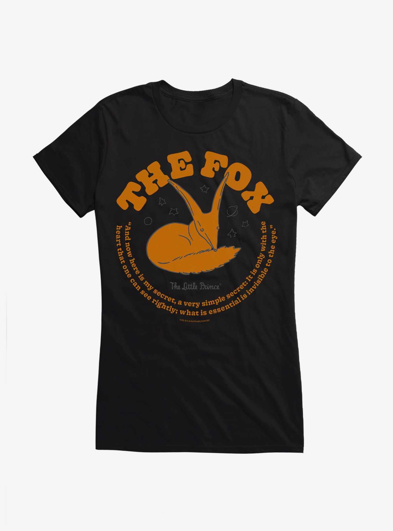 The Little Prince The Fox Secret Girls T-Shirt, , hi-res