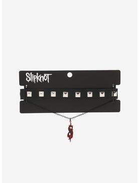 Slipknot Stud & Pendant Choker Set, , hi-res