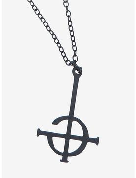 Ghost Grucifix Pendant Necklace, , hi-res