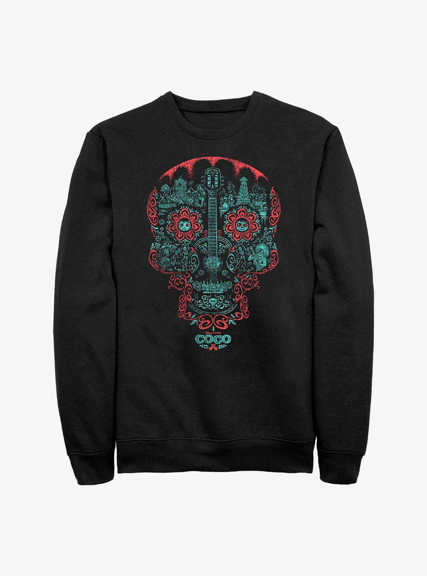 Disney Pixar Coco Craneo Muerto Sweatshirt, , hi-res
