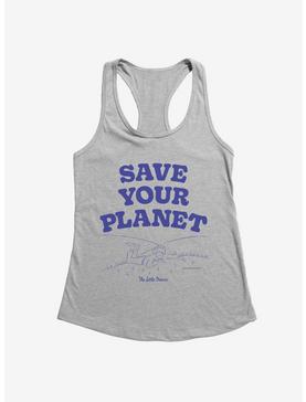 The Little Prince Save Your Planet Girls Tank, HEATHER GREY, hi-res