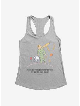 The Little Prince You Are My Rose Girls Tank, HEATHER GREY, hi-res