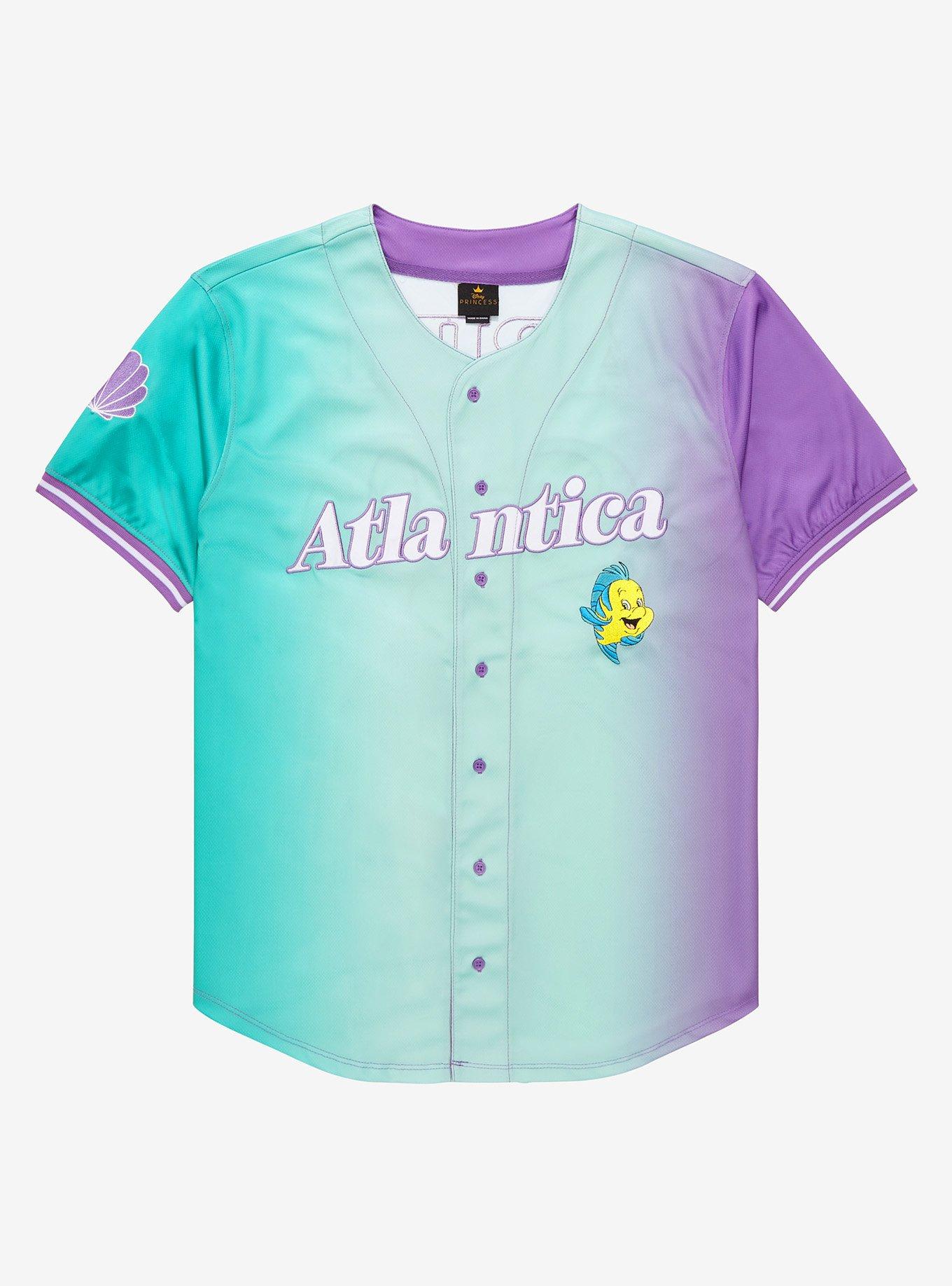 Disney The Little Mermaid Atlantica Baseball Jersey - BoxLunch Exclusive, , hi-res