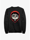 Disney Pixar Coco Dia De Los Face Sweatshirt, BLACK, hi-res