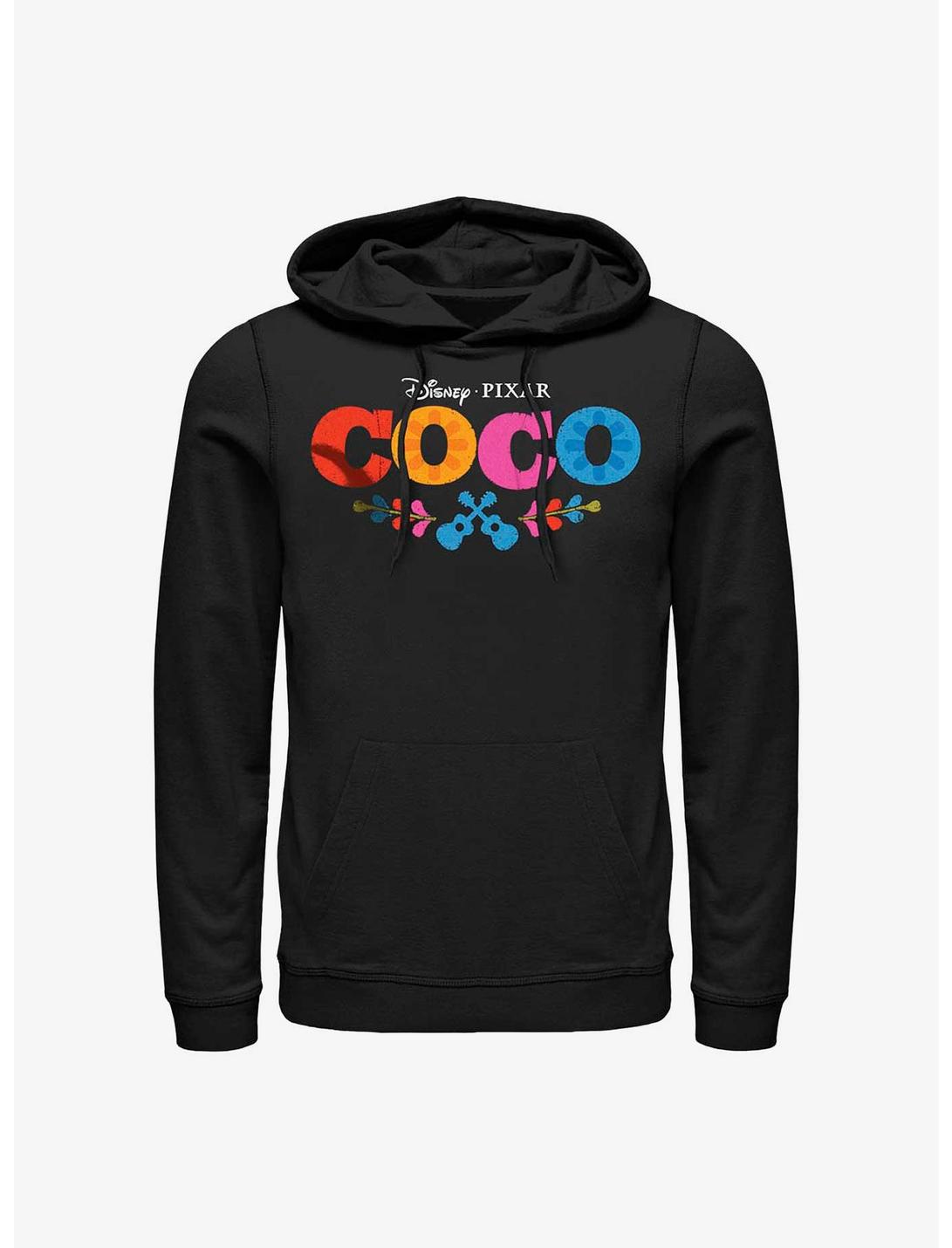 Disney Pixar Coco Logo Hoodie, BLACK, hi-res