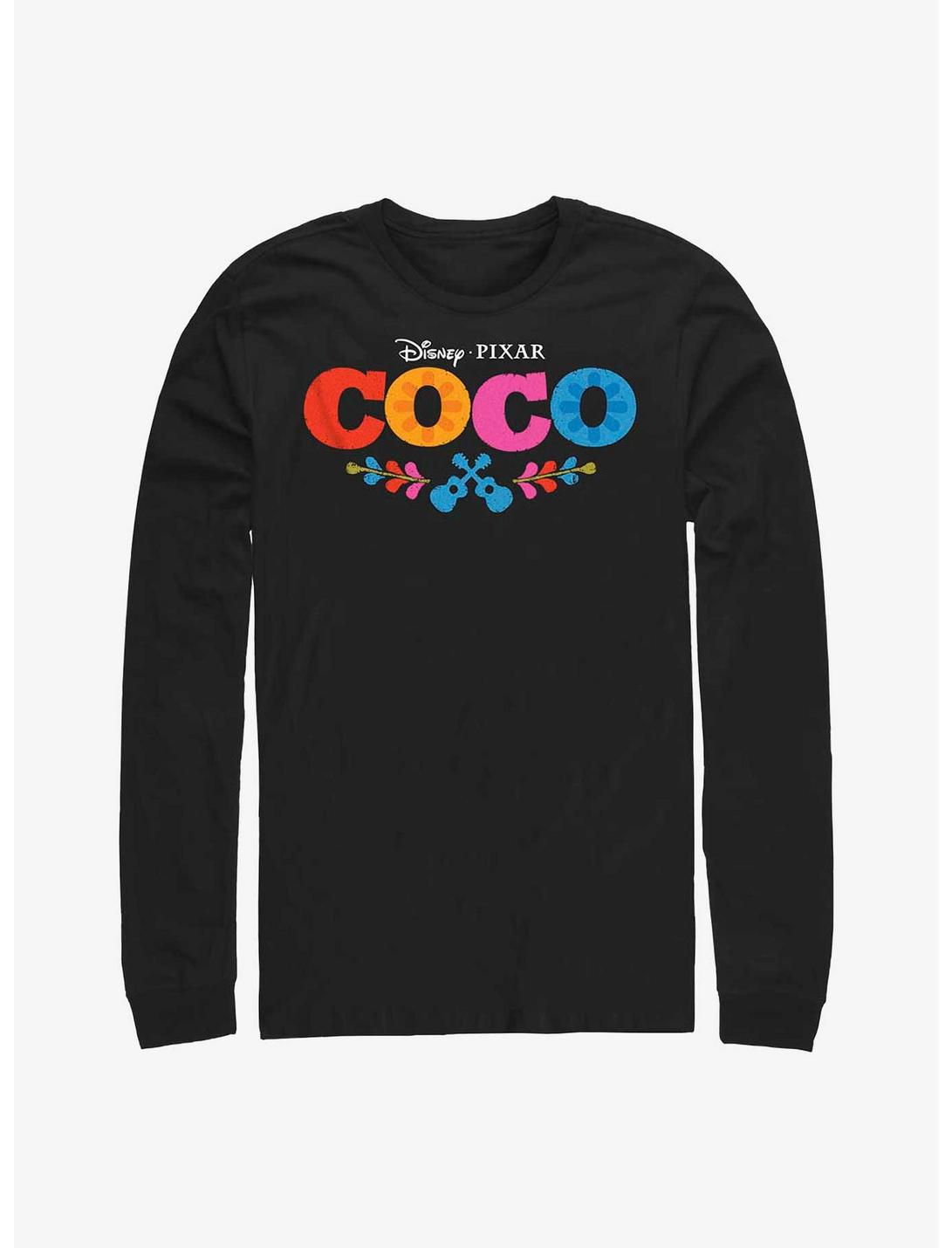 Disney Pixar Coco Logo Long-Sleeve T-Shirt, BLACK, hi-res