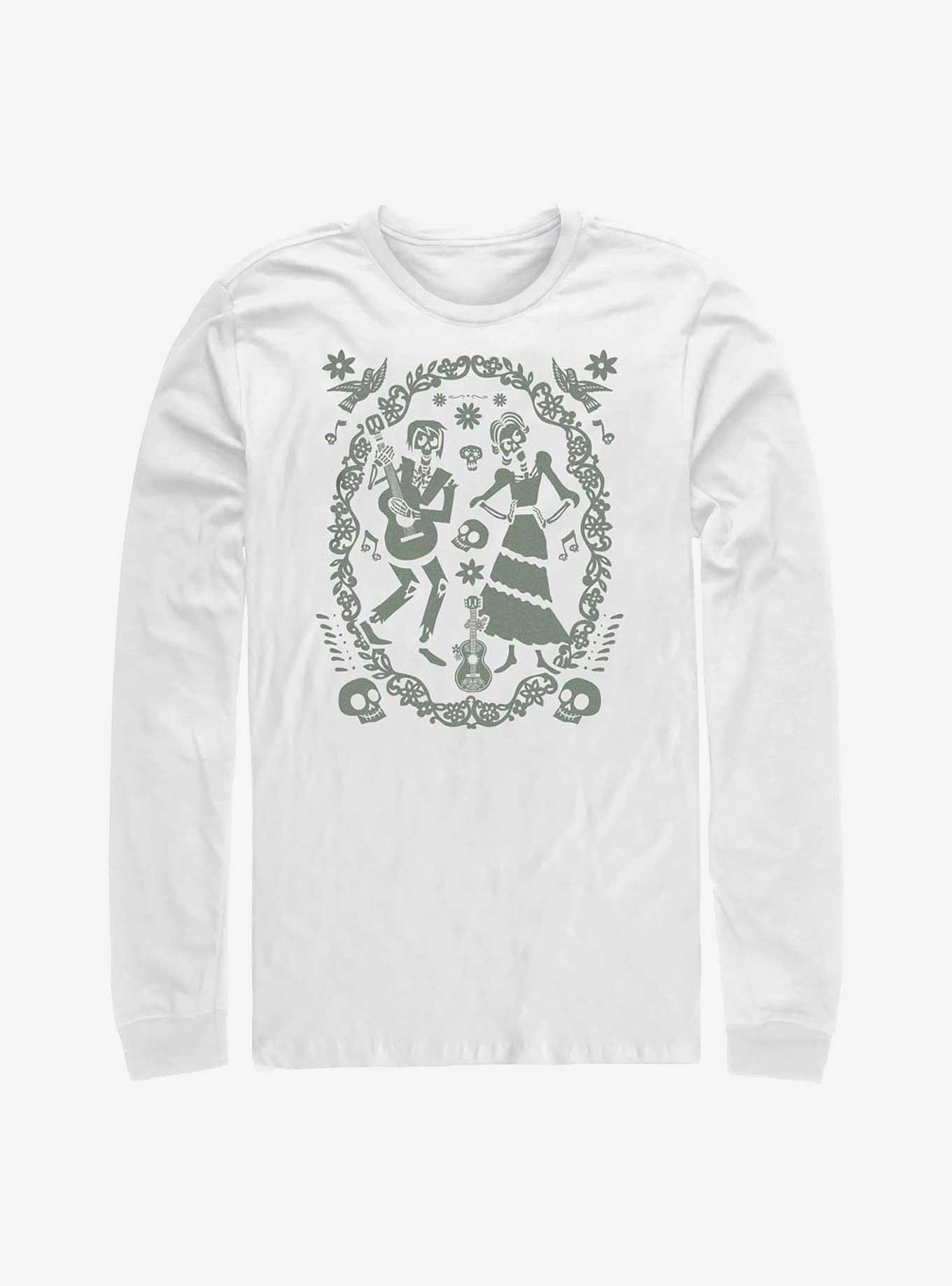 Disney Pixar Coco Paper Art Oval Long-Sleeve T-Shirt, , hi-res