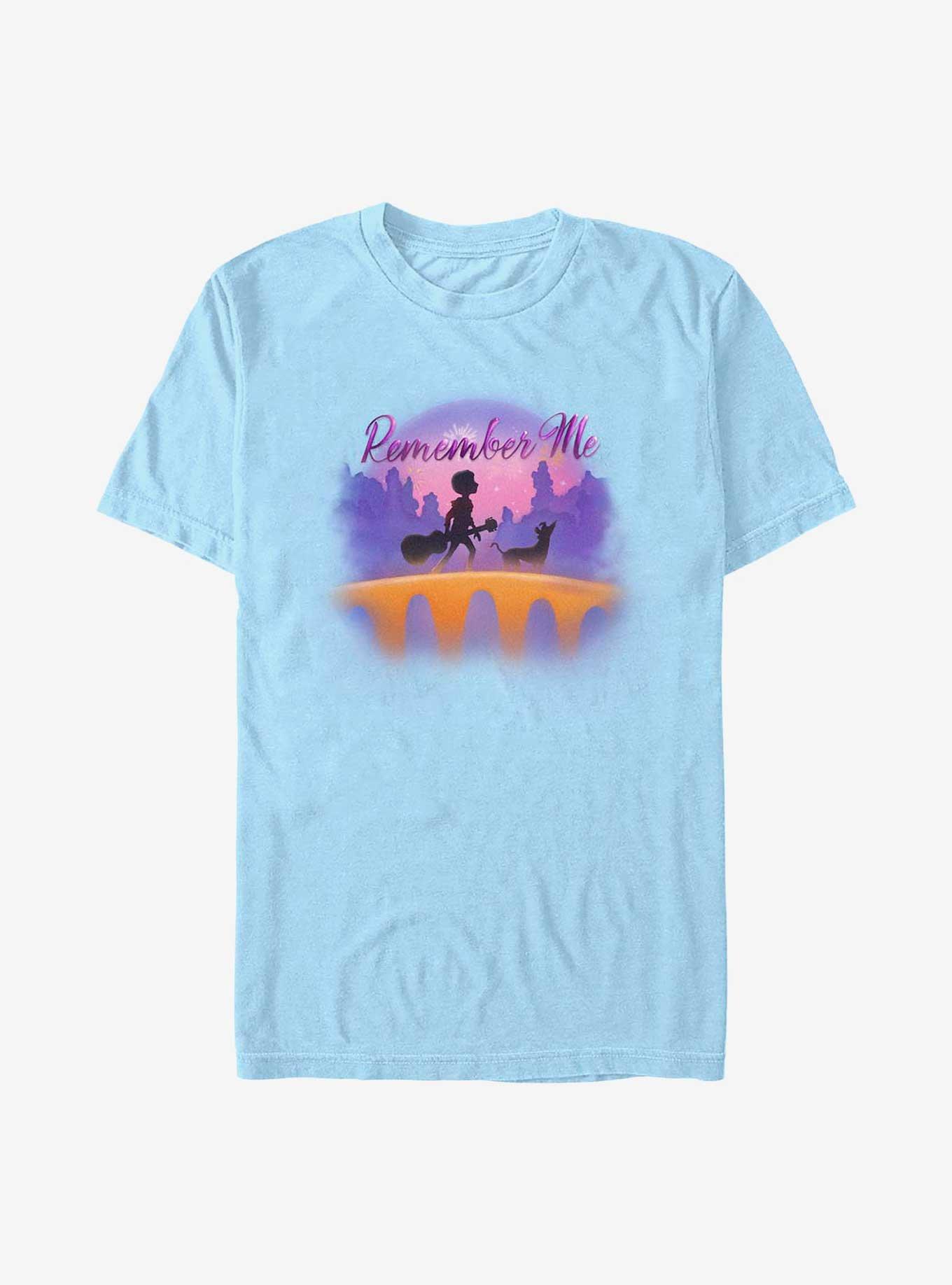 Disney Pixar Coco Bridge Air Brush T-Shirt, LT BLUE, hi-res