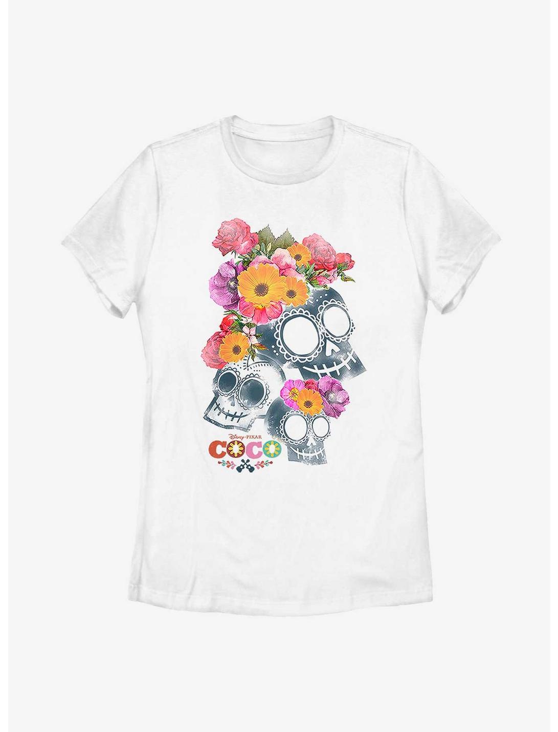 Disney Pixar Coco Calaveras Womens T-Shirt, WHITE, hi-res