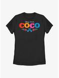 Disney Pixar Coco Logo Womens T-Shirt, BLACK, hi-res