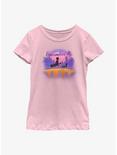 Disney Pixar Coco Bridge Air Brush Youth Girls T-Shirt, PINK, hi-res