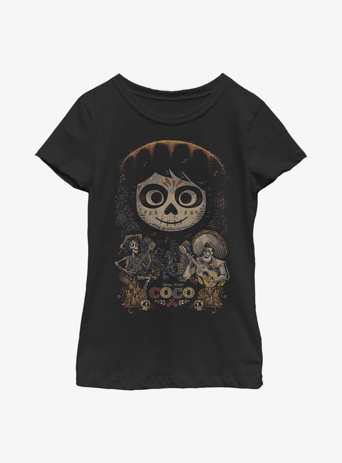 Disney Pixar Coco Poster Youth Girls T-Shirt, , hi-res