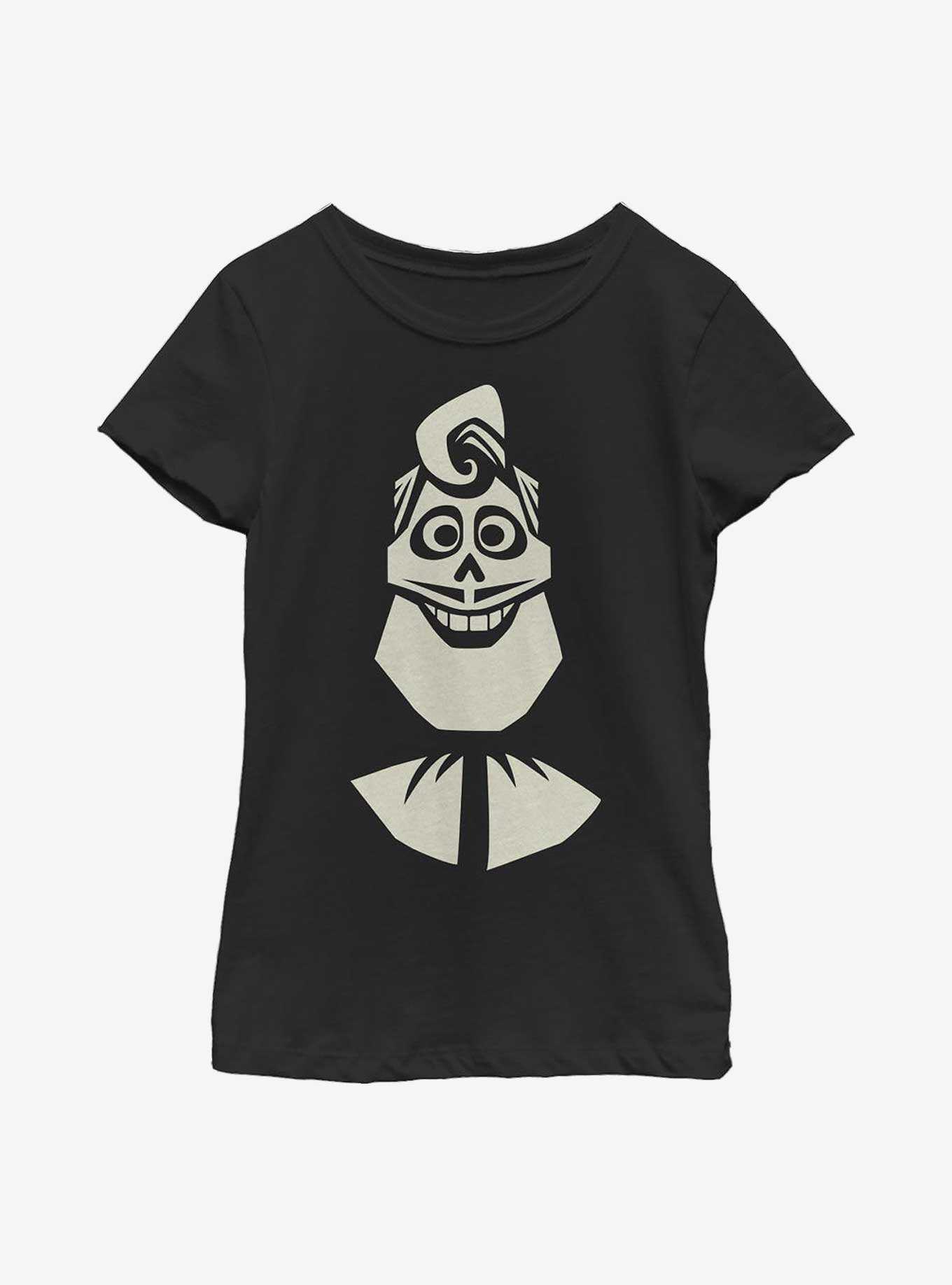 Disney Pixar Coco Ernesto Face Youth Girls T-Shirt, , hi-res