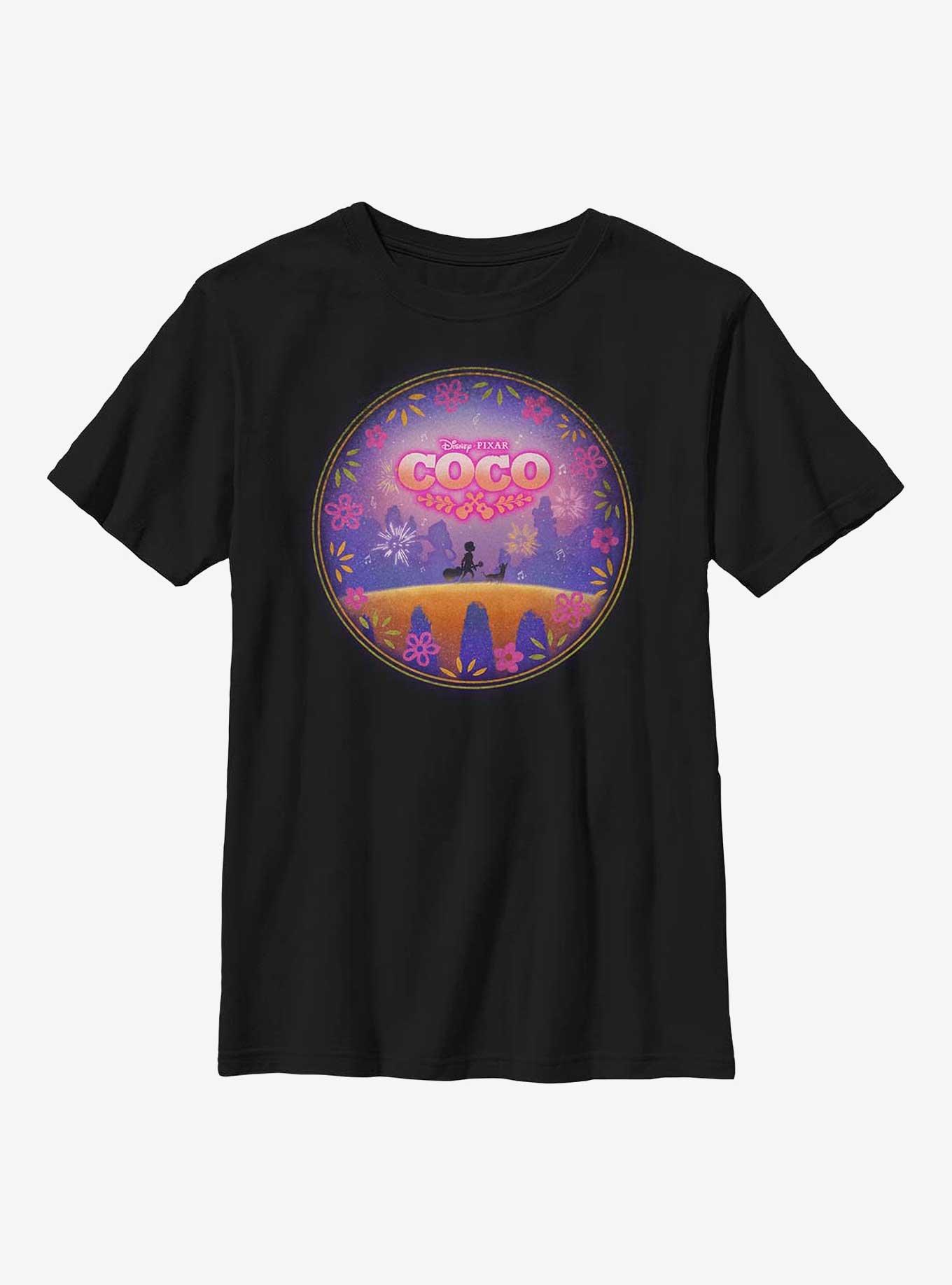 Disney Pixar Coco Bridge Youth T-Shirt, BLACK, hi-res