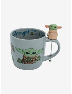 Star Wars The Mandalorian Grogu Mug and Figural Stirrer Set, , hi-res