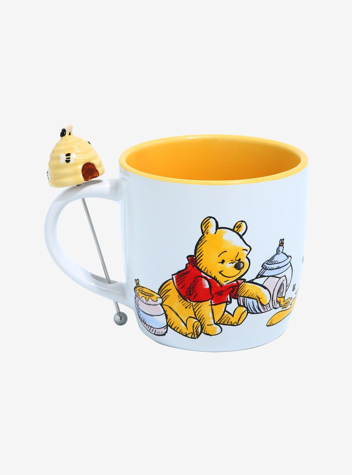 Disney Winnie The Pooh Pooh Bear Mug With Figural Beehive Stirrer, , hi-res