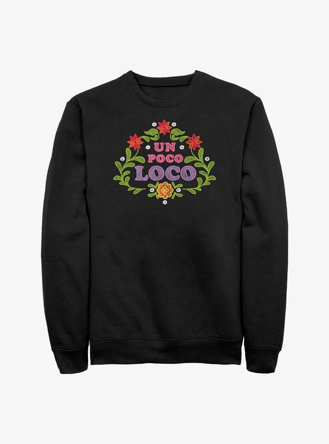 Disney Pixar Coco Un Poco Loco Floral Sweatshirt, , hi-res
