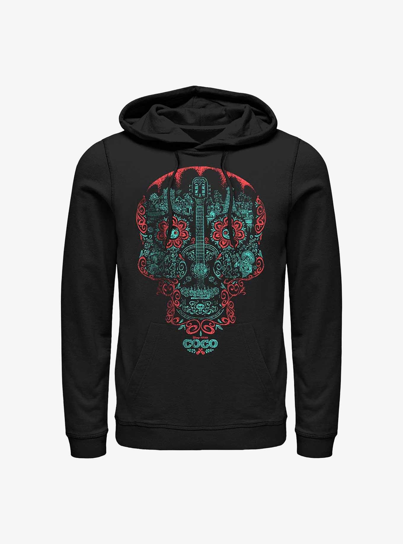 Disney Pixar Coco Craneo Muerto Hoodie, , hi-res