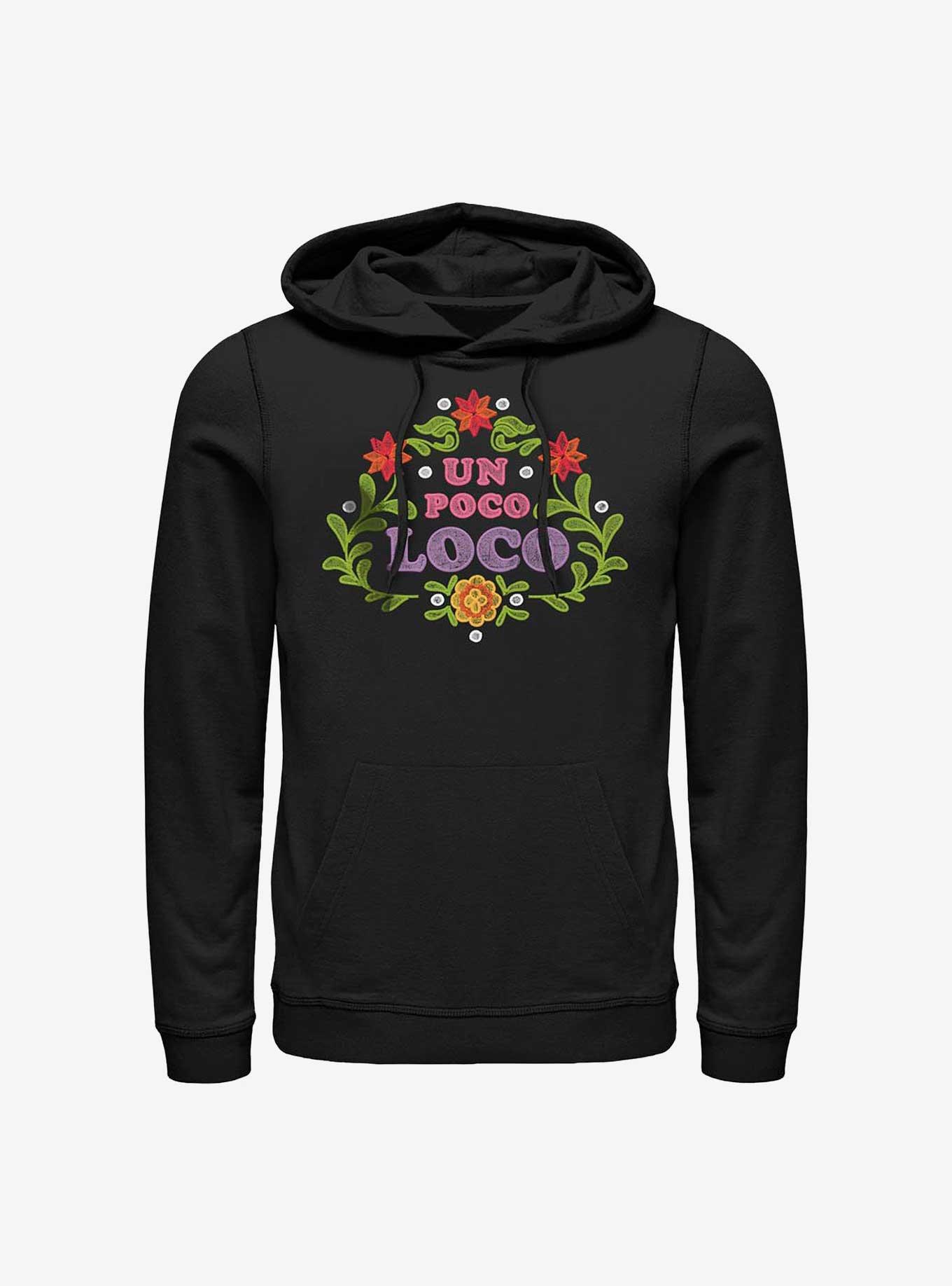 Disney Pixar Coco Un Poco Loco Floral Emb Hoodie, , hi-res