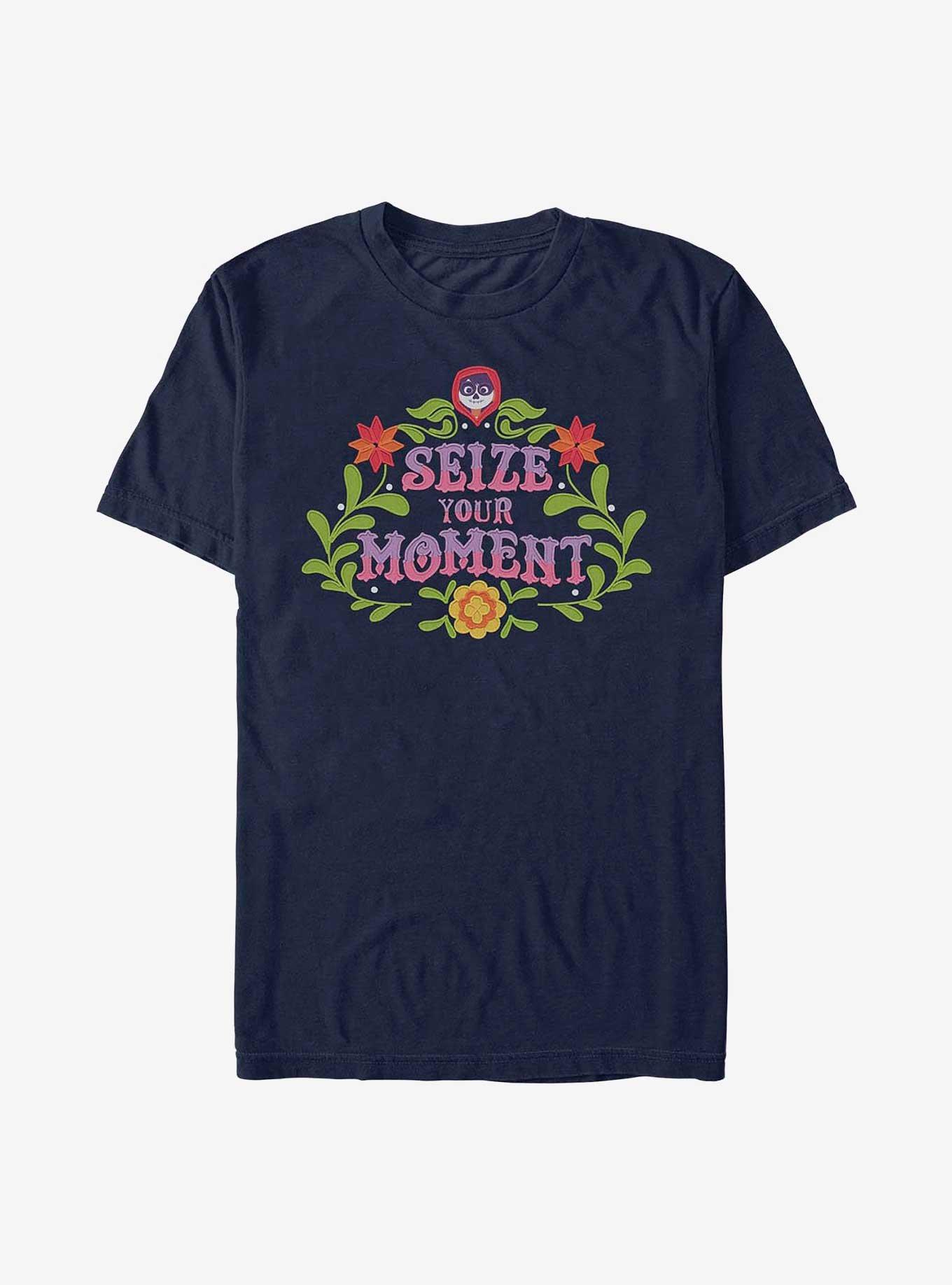 Disney Pixar Coco Seize Your Moment Emb T-Shirt, NAVY, hi-res