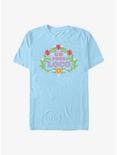 Disney Pixar Coco Un Poco Loco Floral Emb T-Shirt, LT BLUE, hi-res