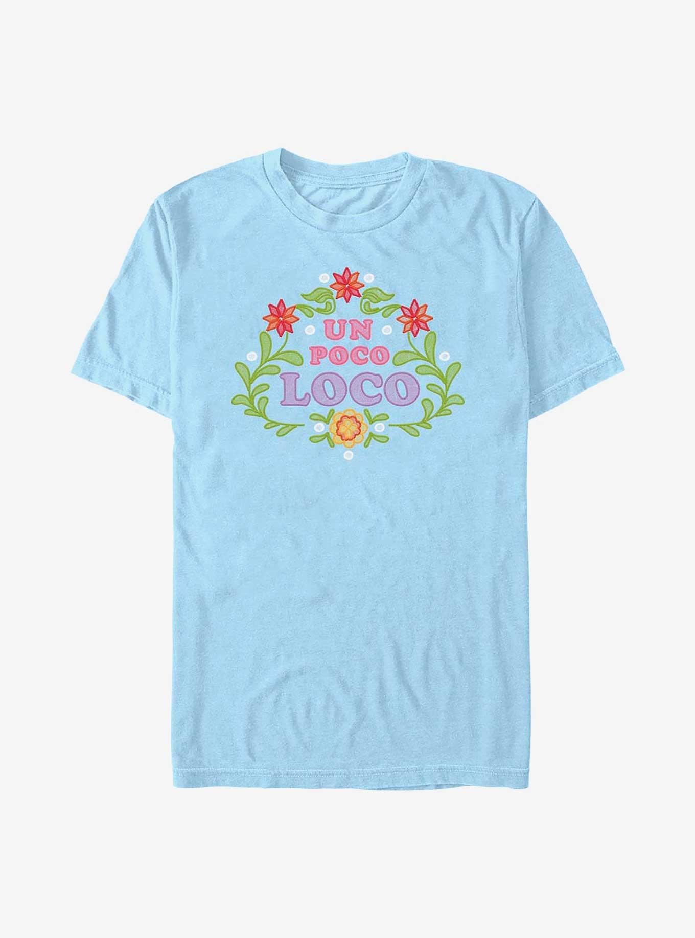 Disney Pixar Coco Un Poco Loco Floral Emb T-Shirt, , hi-res