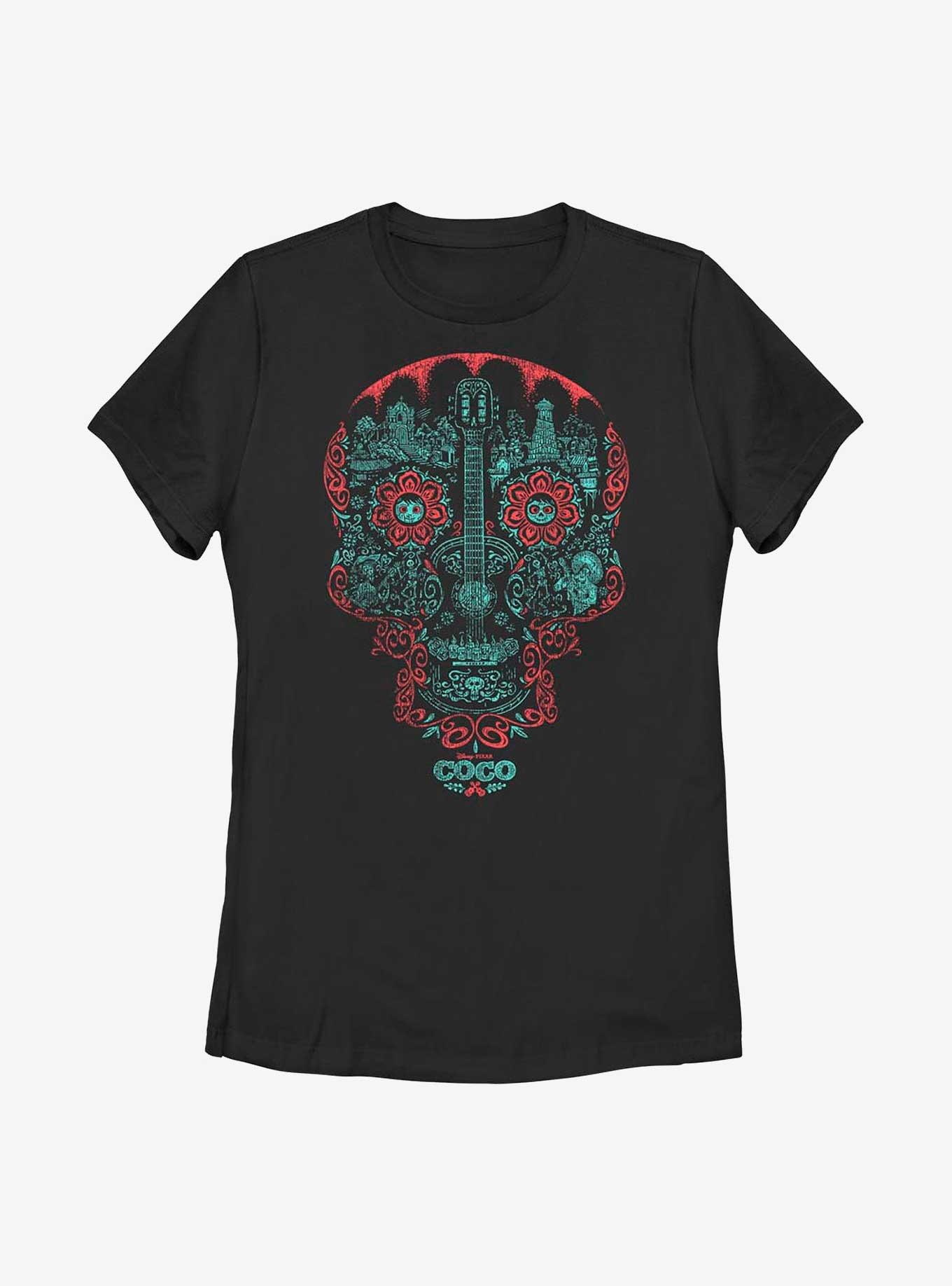 Disney Pixar Coco Craneo Muerto Womens T-Shirt, , hi-res