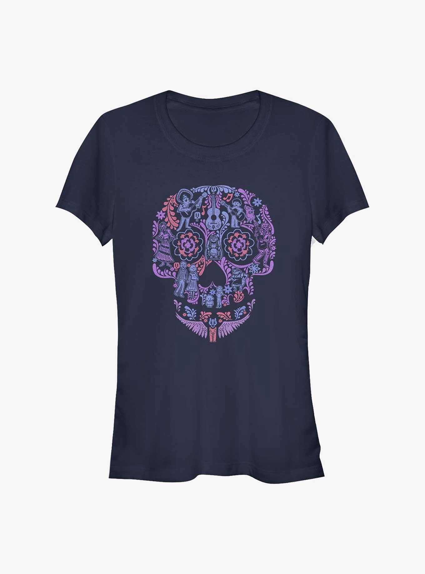 Disney Pixar Coco Skull Womens T-Shirt, , hi-res
