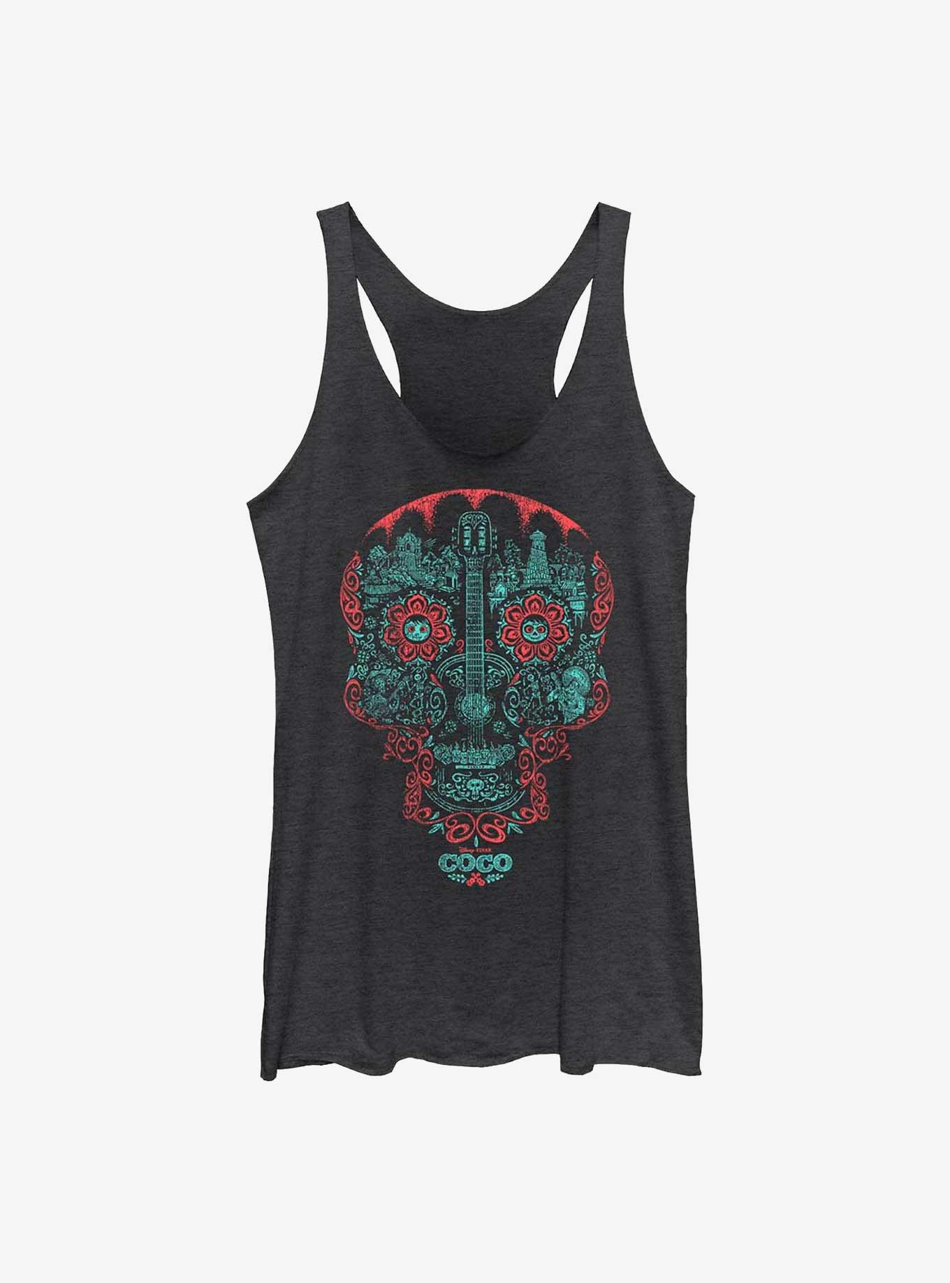 Disney Pixar Coco Craneo Muerto Womens Tank Top, , hi-res