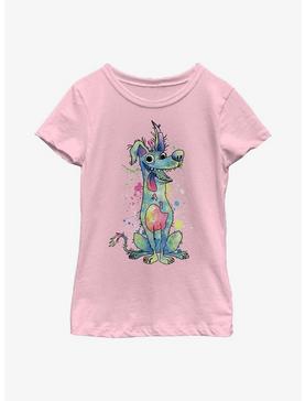 Disney Pixar Coco Watercolor Dante Youth Girls T-Shirt, , hi-res