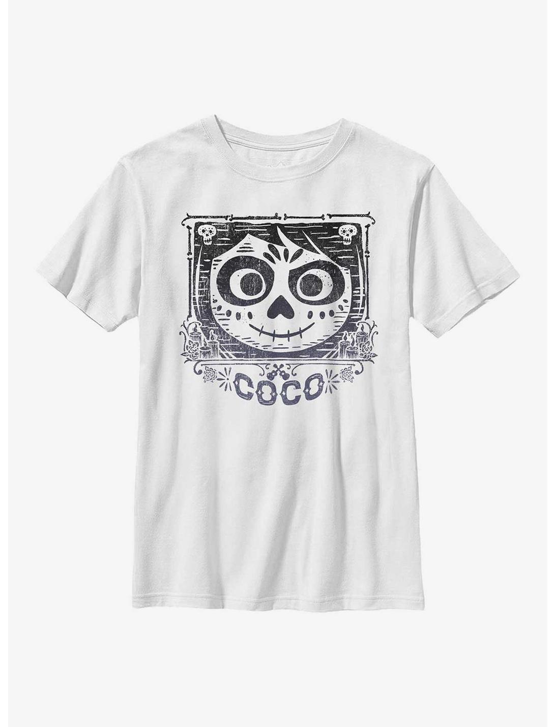 Disney Pixar Coco Seizure Eyes Youth T-Shirt, WHITE, hi-res