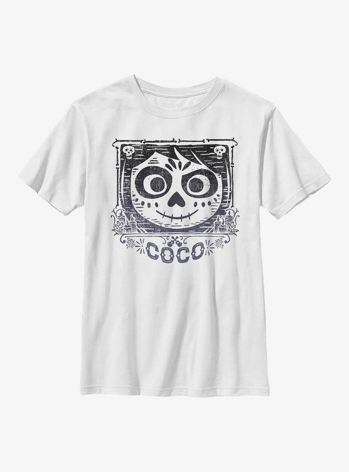Disney Pixar Coco Seizure Eyes Youth T-Shirt, WHITE, hi-res