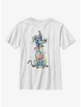 Disney Pixar Coco Watercolor Dante Youth T-Shirt, WHITE, hi-res