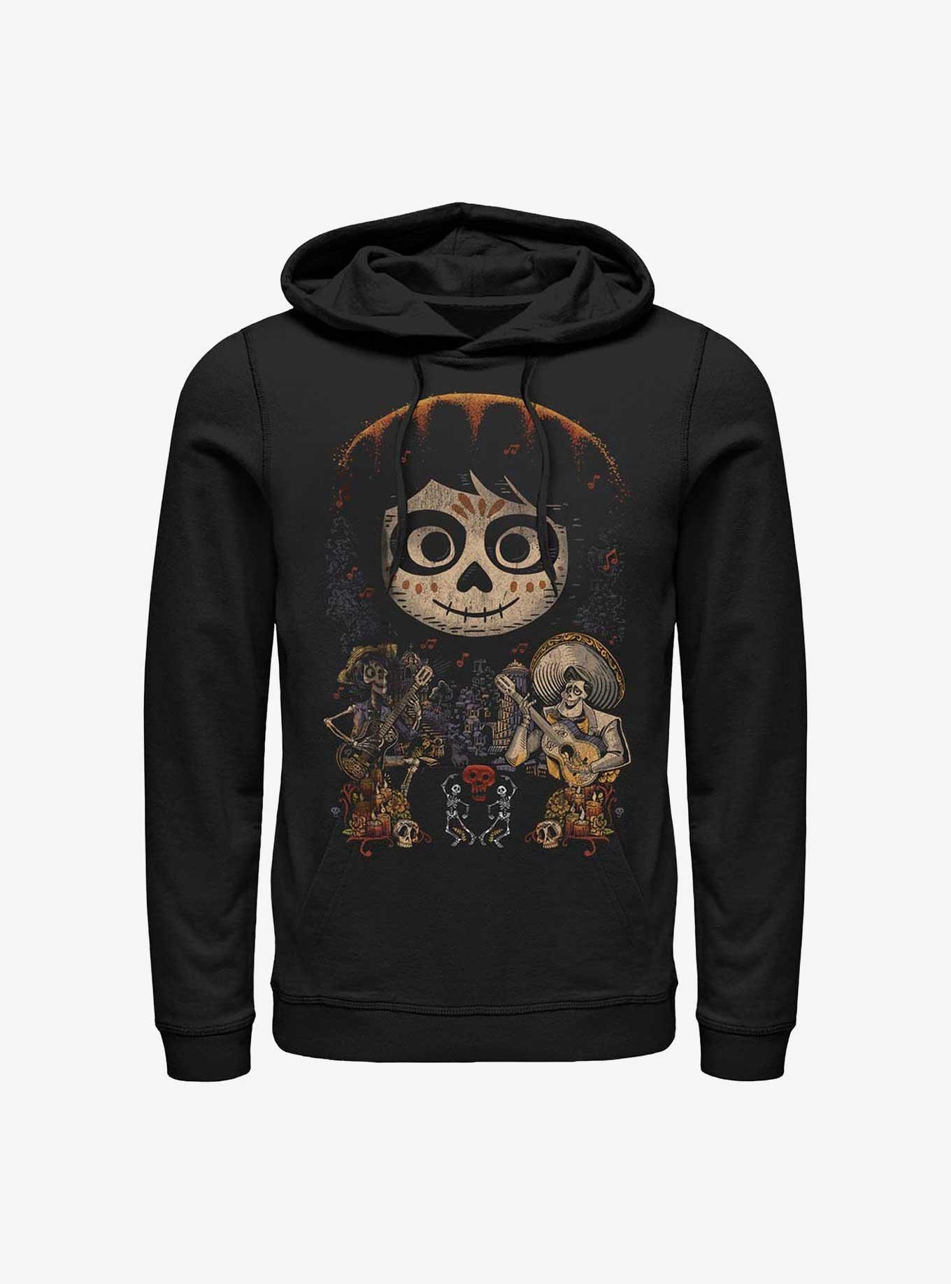 Disney Pixar Coco Poster Hoodie, BLACK, hi-res