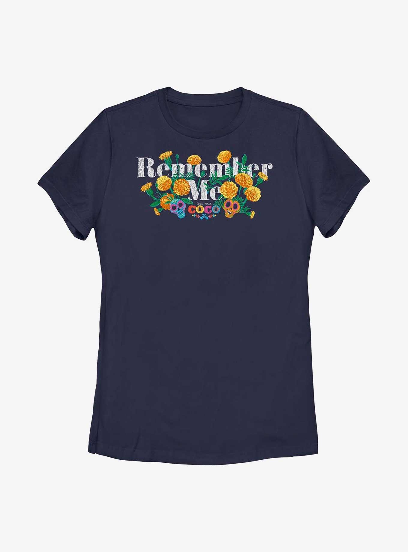 Disney Pixar Coco Remember Marigolds Womens T-Shirt, , hi-res