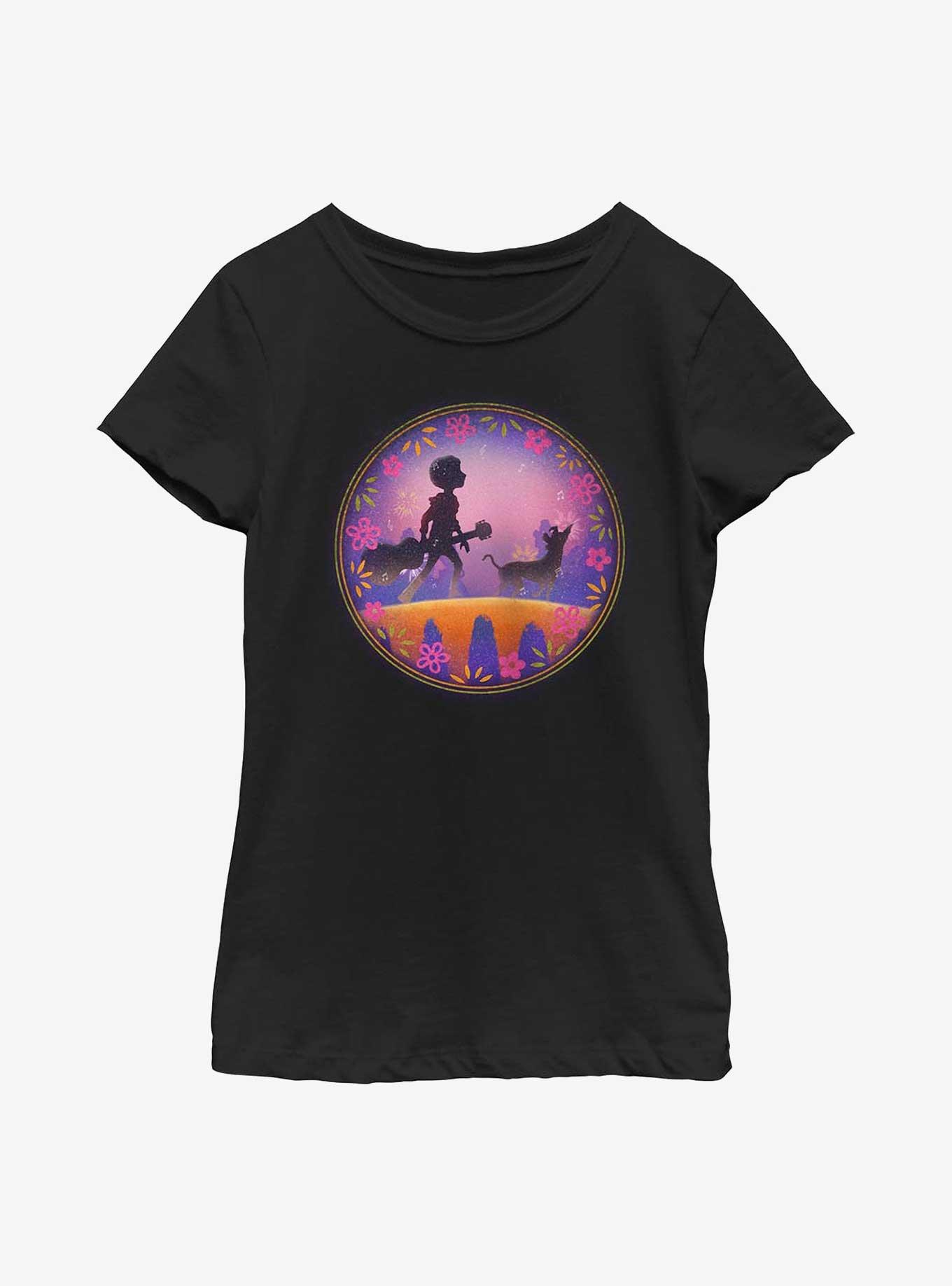 Disney Pixar Coco Bridge Youth Girls T-Shirt, BLACK, hi-res
