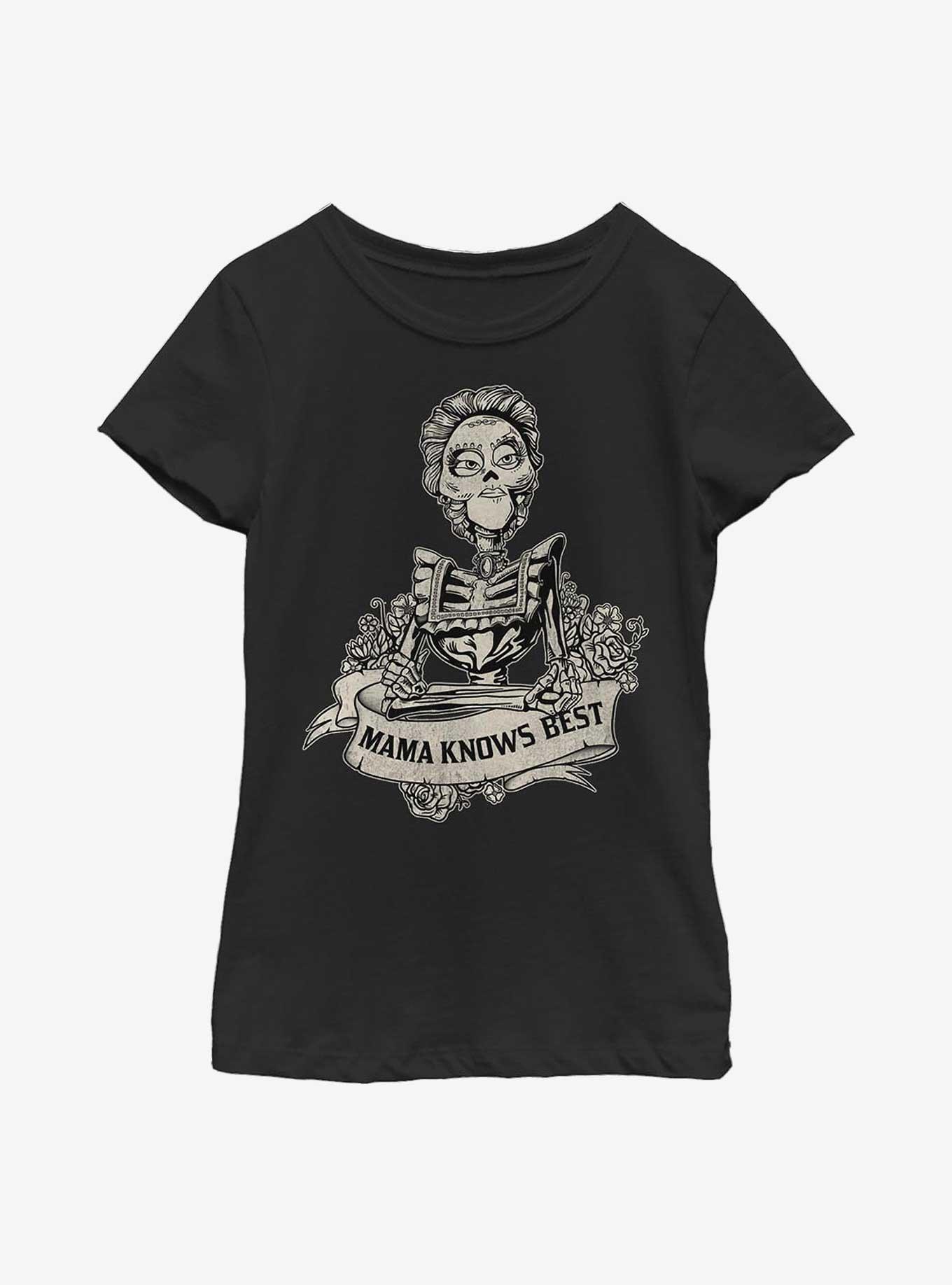 Disney Pixar Coco Mom Knows Best Youth Girls T-Shirt, , hi-res