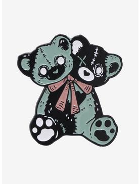 Two-Headed Teddy Bear Enamel Pin By Guild Of Calamity, , hi-res
