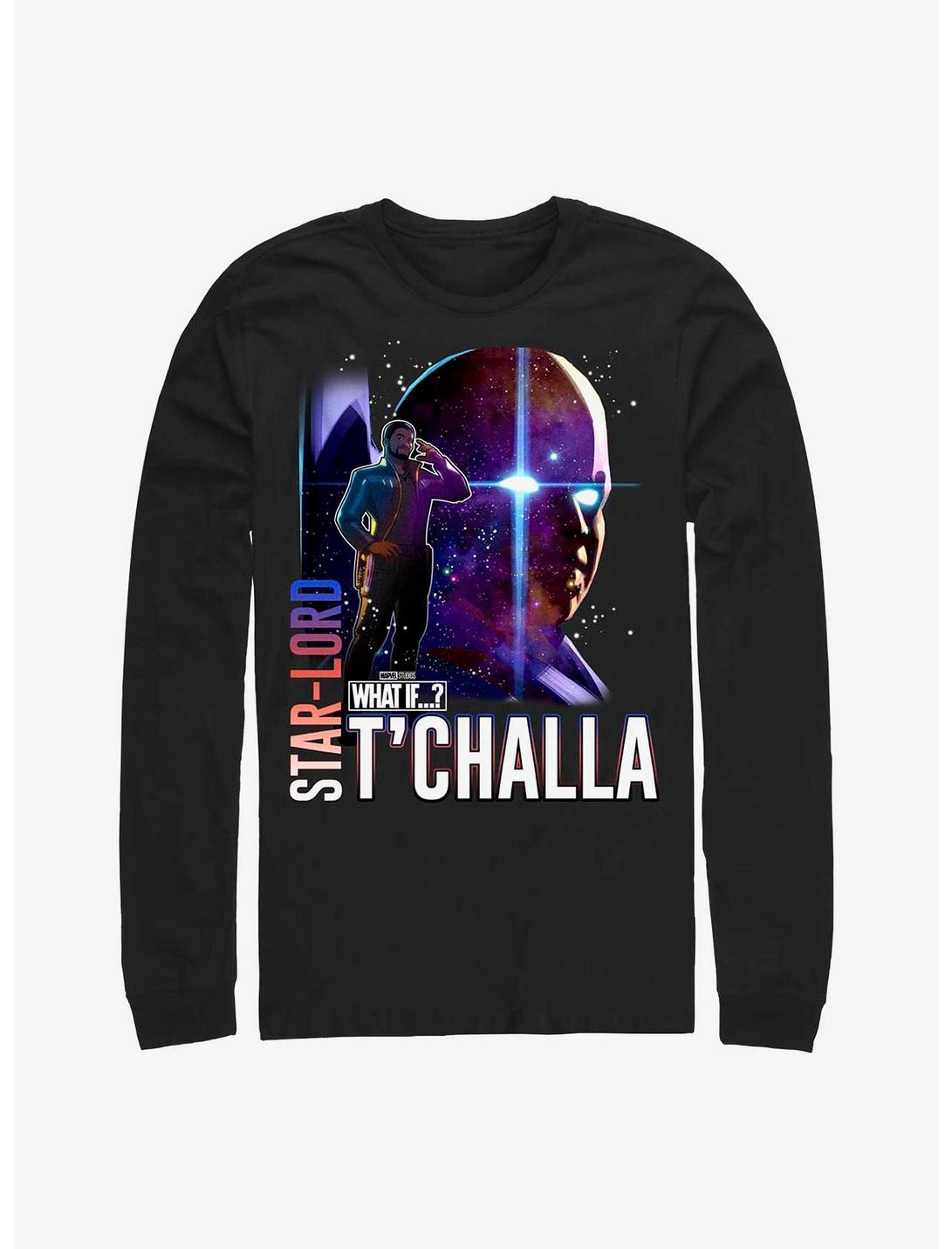 Marvel What If...? Watcher T'Challa Long-Sleeve T-Shirt, BLACK, hi-res
