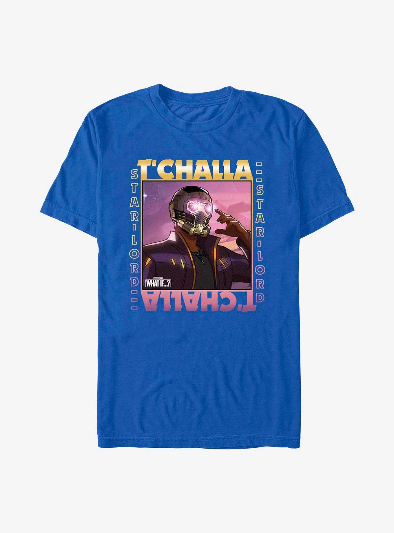 Marvel What If...? T'Challa Star-Lord T-Shirt, ROYAL, hi-res