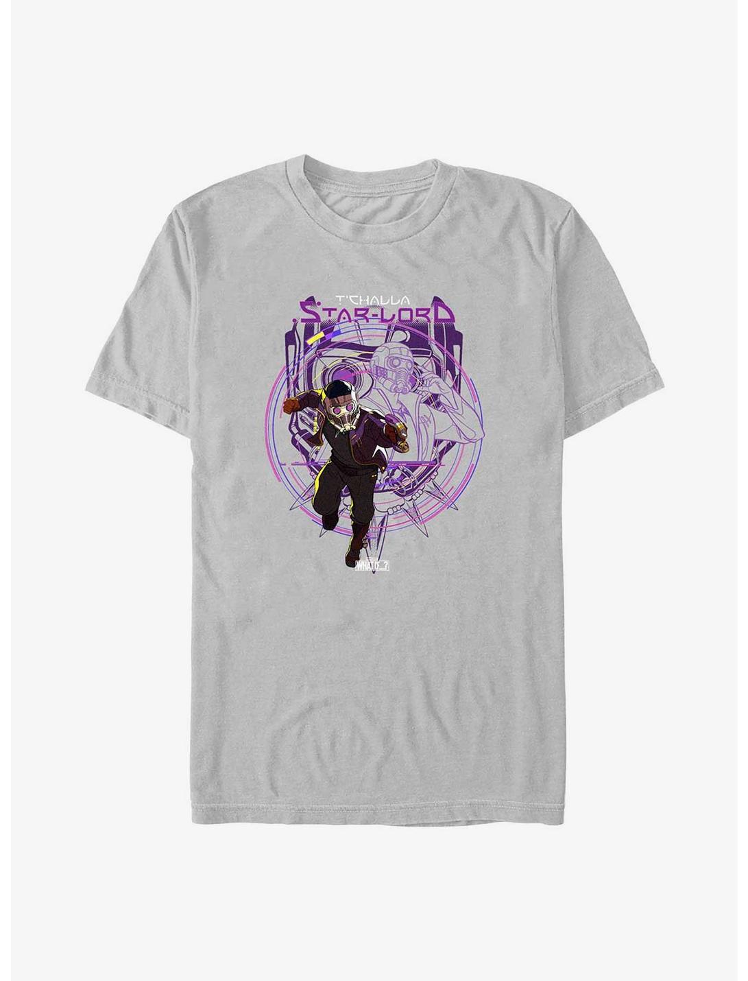 Marvel What If...? T'Challa Star-Lord T-Shirt, SILVER, hi-res