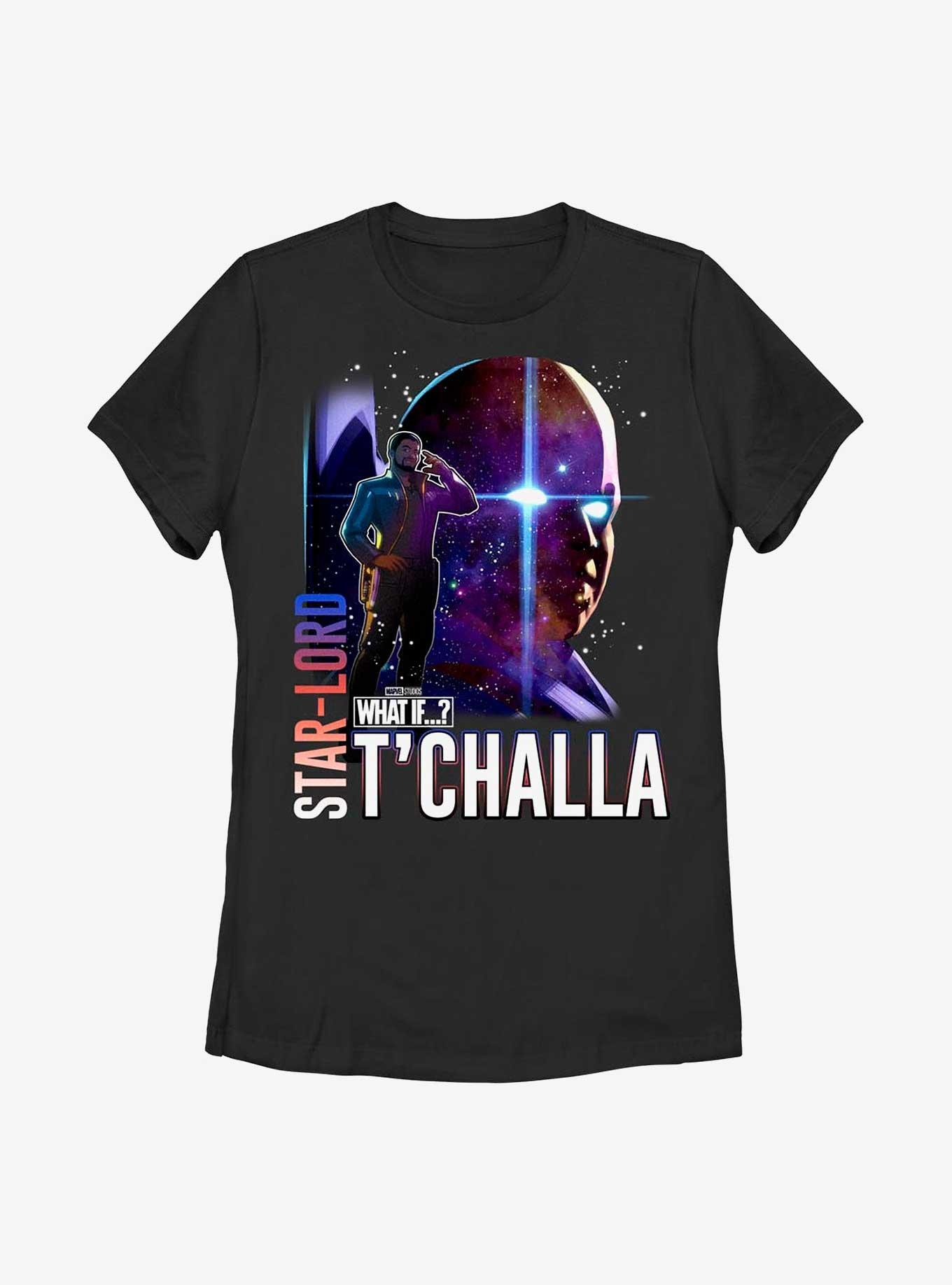 Marvel What If...? Watcher T'Challa Womens T-Shirt, BLACK, hi-res