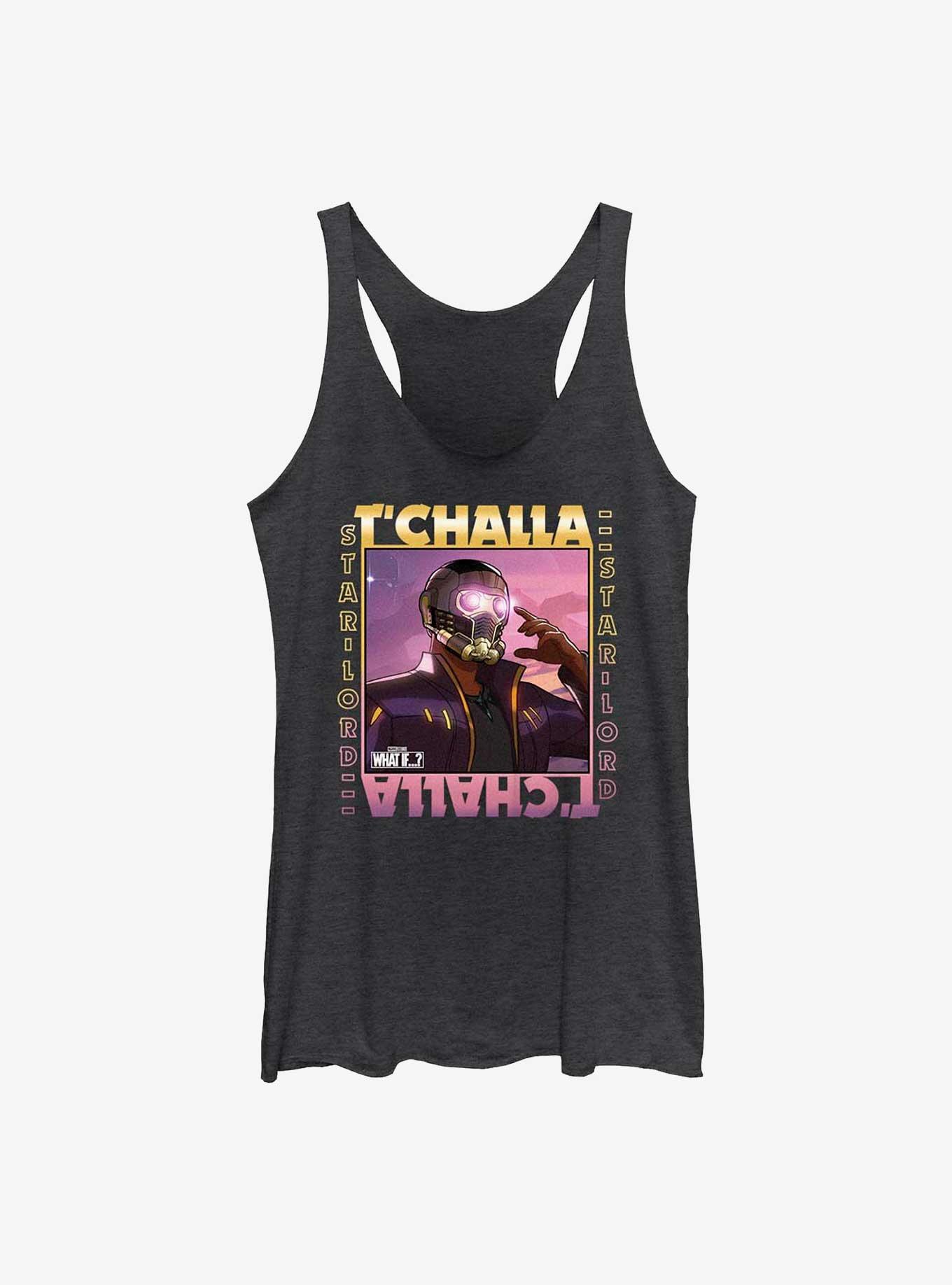Marvel What If...? T'Challa Star-Lord Womens Tank Top