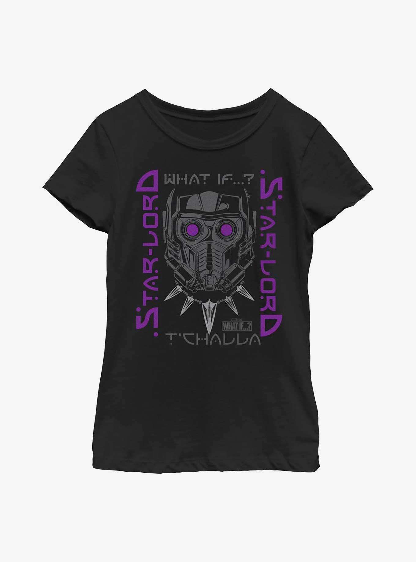 Marvel What If...? Star Hero Youth Girls T-Shirt, BLACK, hi-res