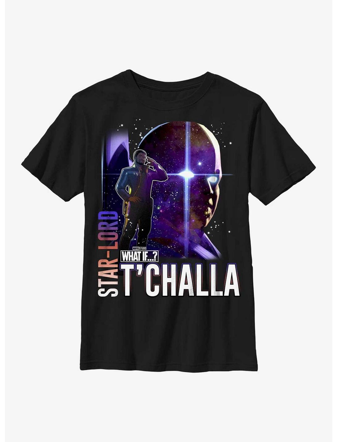Marvel What If...? Watcher T'Challa Youth T-Shirt, BLACK, hi-res