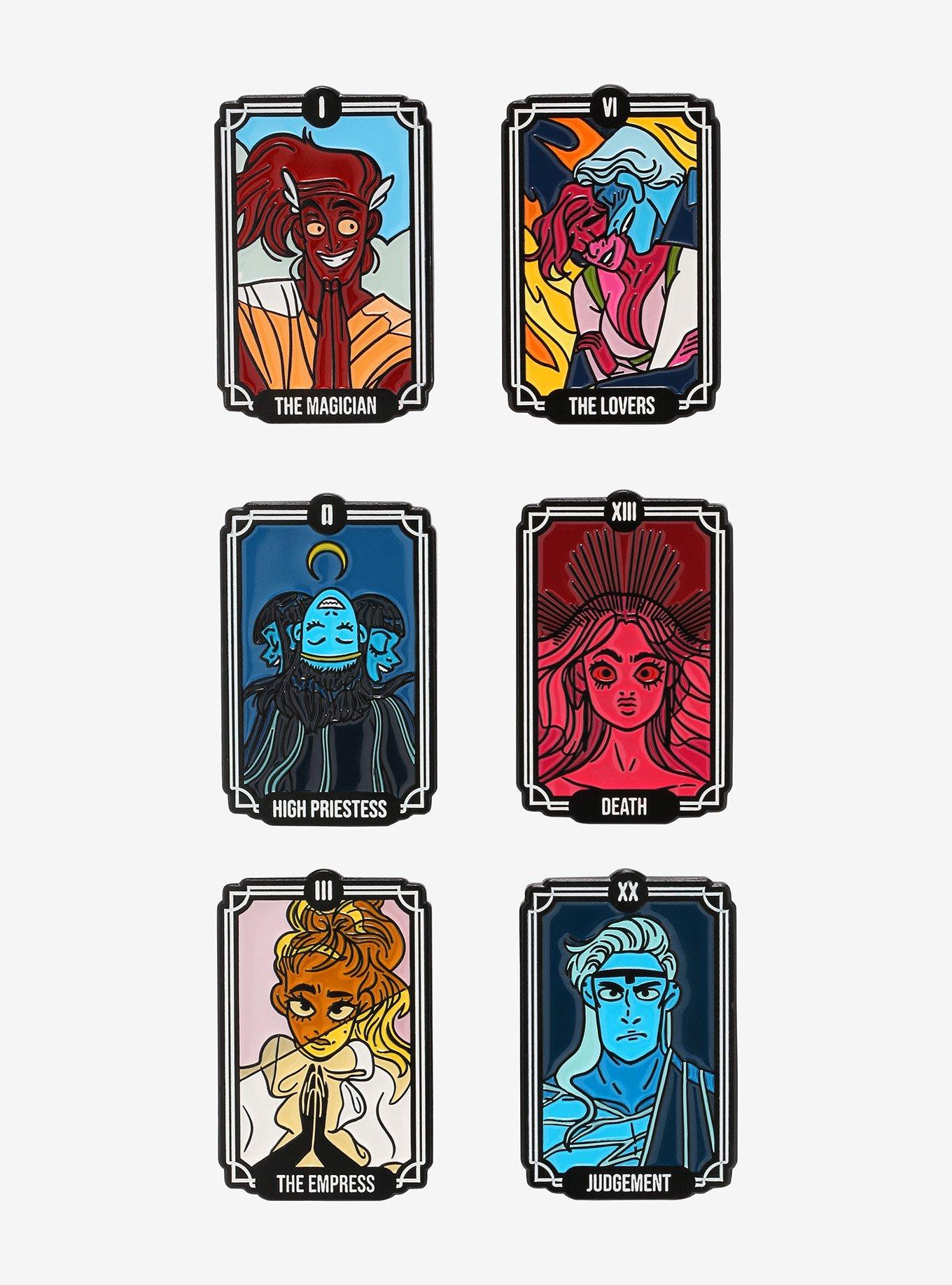 Lore Olympus Tarot Card Blind Box Enamel Pin