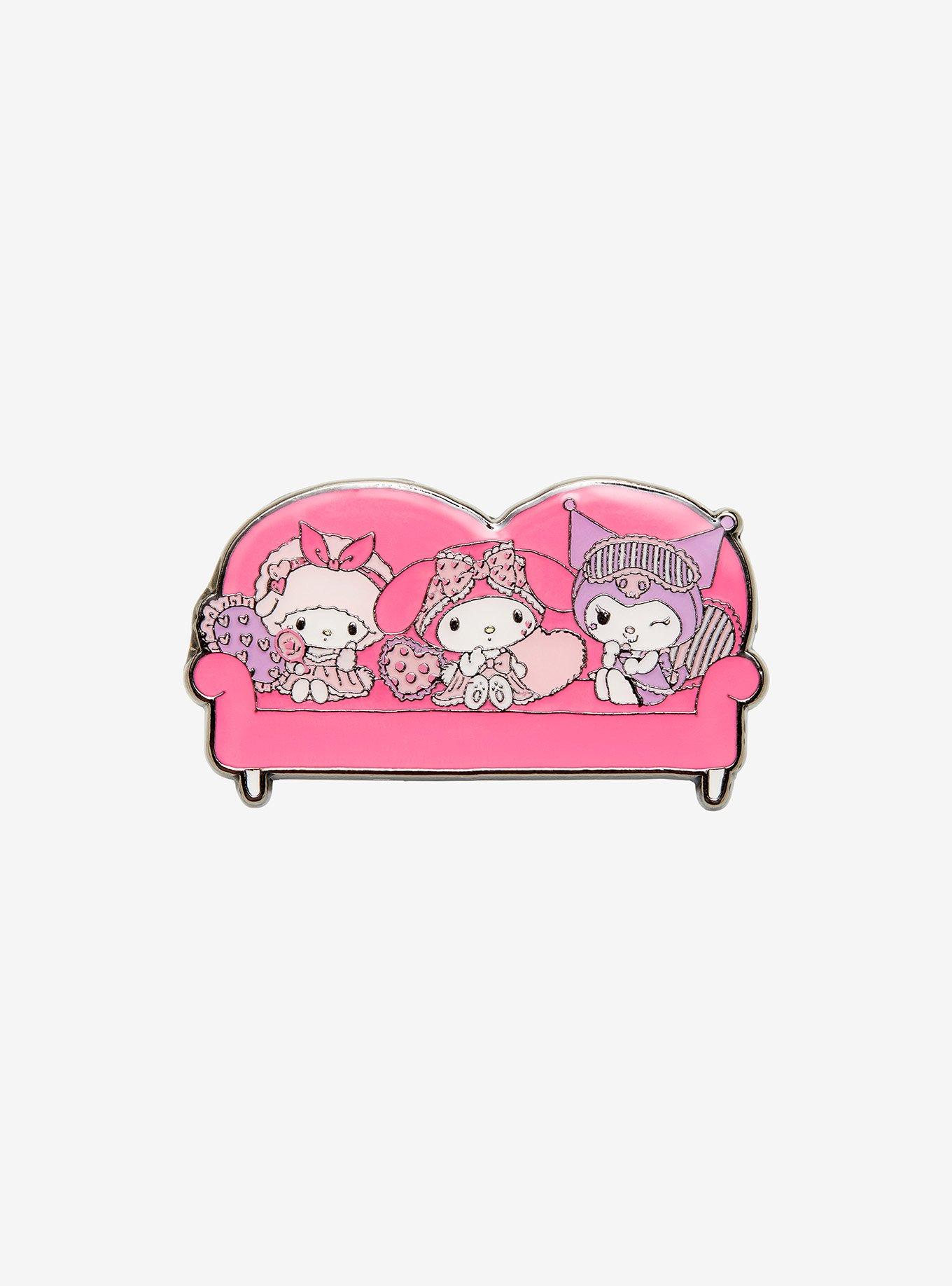 Loungefly My Melody & Kuromi Slumber Party Enamel Pin, , hi-res