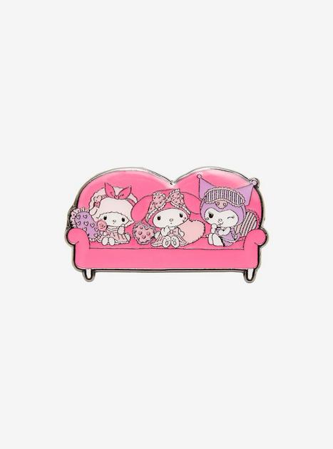 My Melody & Kuromi Heart Pins | Kira Chamberlain