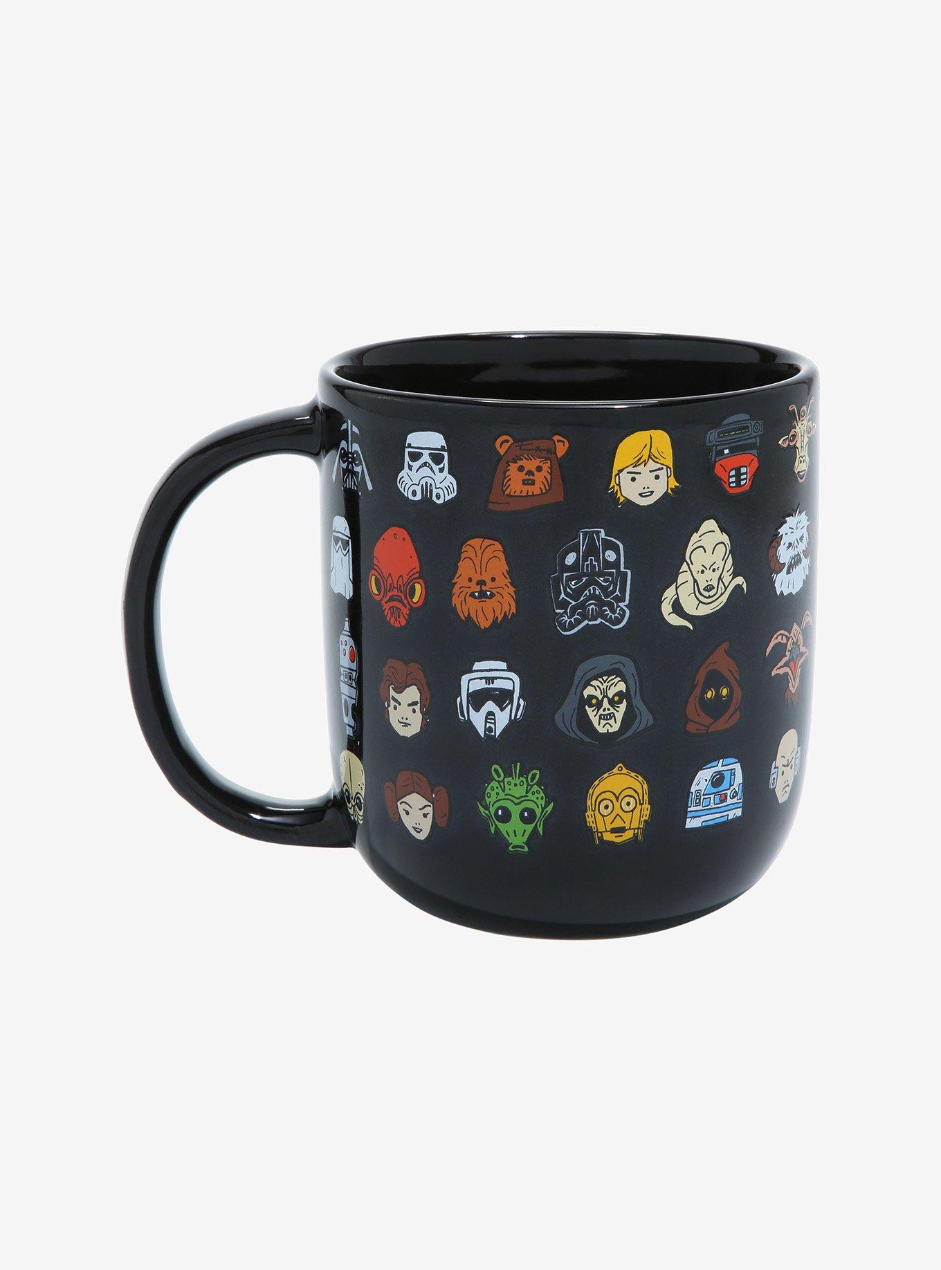 Star Wars Cartoon Faces Allover Print Mug, , hi-res