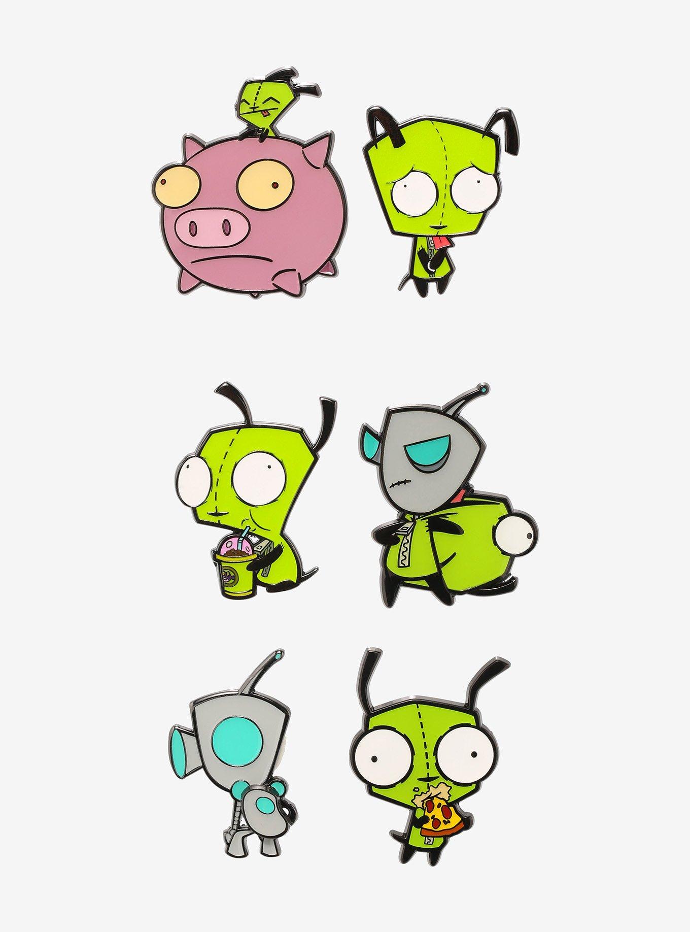 Invader Zim Blind Box Enamel Pin, , hi-res